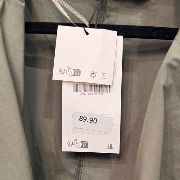 Zara Women's Olive Trench Coat - Picture 2 of 6